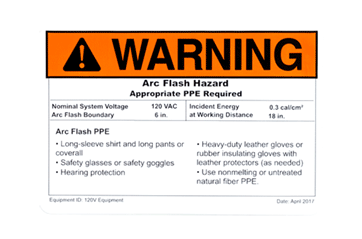 Arc Flash Labeling Requirements | Comply with 2021 NFPA 70E ...