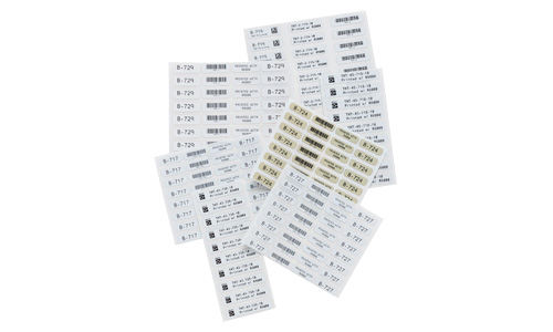 Polyimide Labels Sample Pack