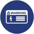 A tiny 2D barcode on a circuit board.
