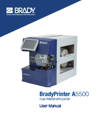 BradyPrinter A5500 User Manual Cover
