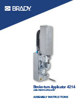 A8500 Stroke Applicator 4214 Manual