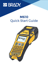 M610 quick start guide, opens a new window