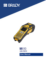 M610 user manual, opens a new window