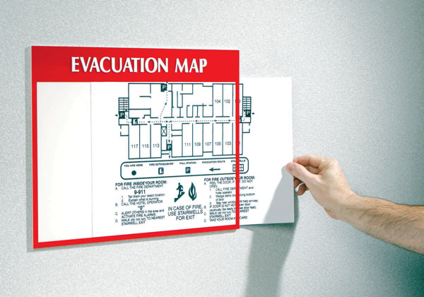 Emergency Evacuation sign