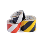 Collection of patterned floor tape rolls for social distancing floor marking