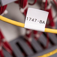 QuickFlag Tapered Wire and Cable Flag Labels for M21 Printers - 1.75