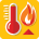 heat resistance icon