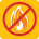 self-extinguishing icon