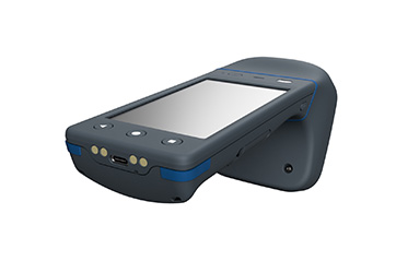 a handheld RFID reader.